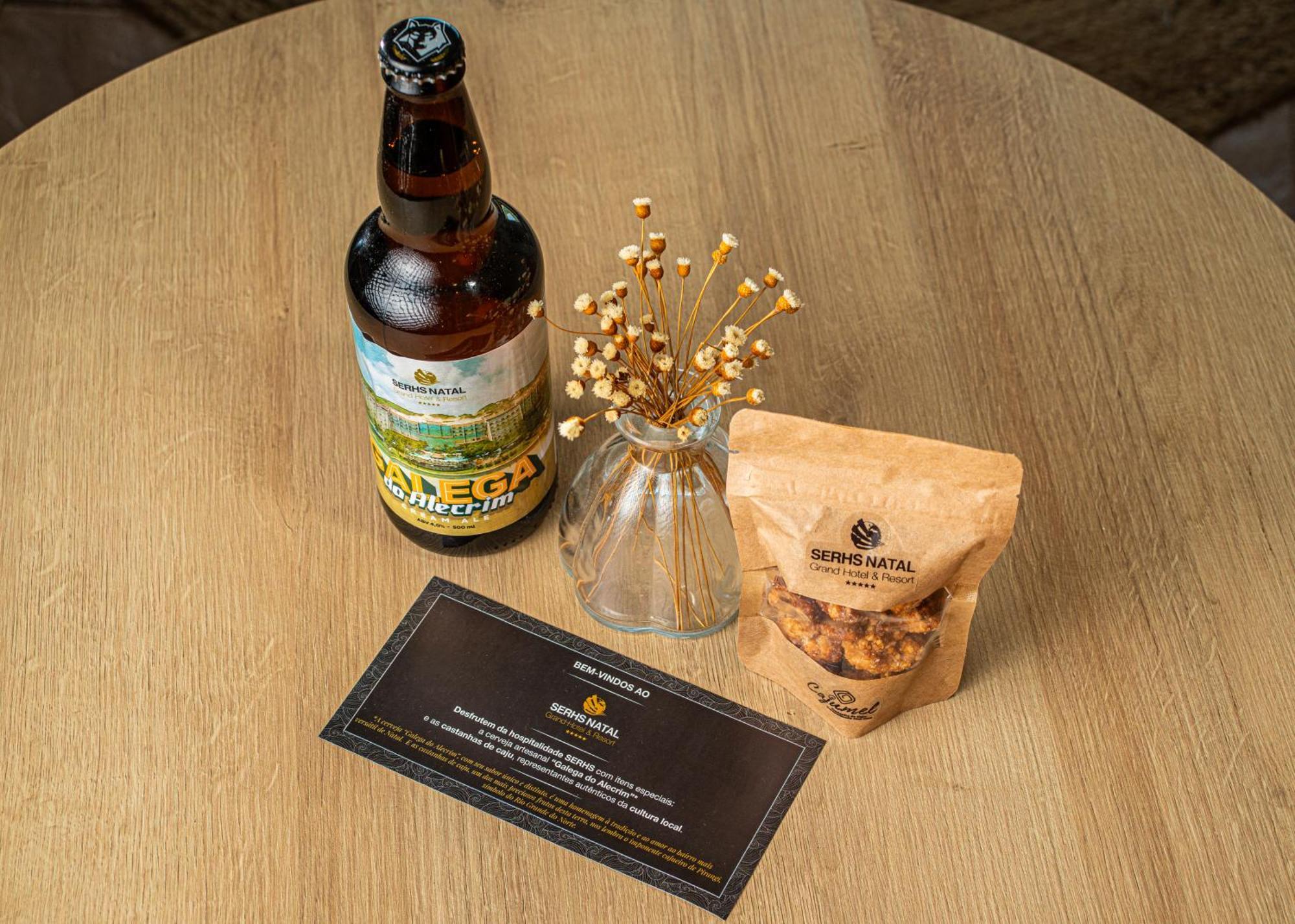 Serhs Natal Grand Hotel & Resort 외부 사진 A beer and a snack at the hotel